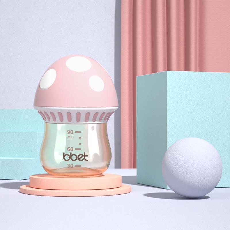 Set de biberoane cu gură largă și pahare anti-colici