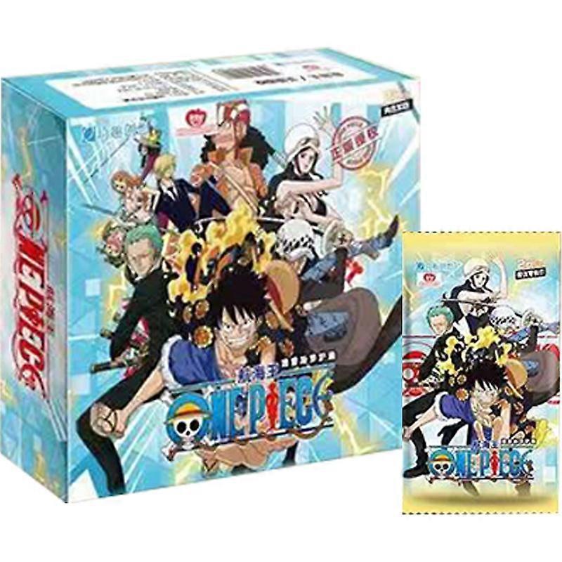 One Piece Collections Rare Cards Box Booster Pack Anime Luffy Zoro Nami Chopper TCG Game Collectibles Card Child Birthday Gift