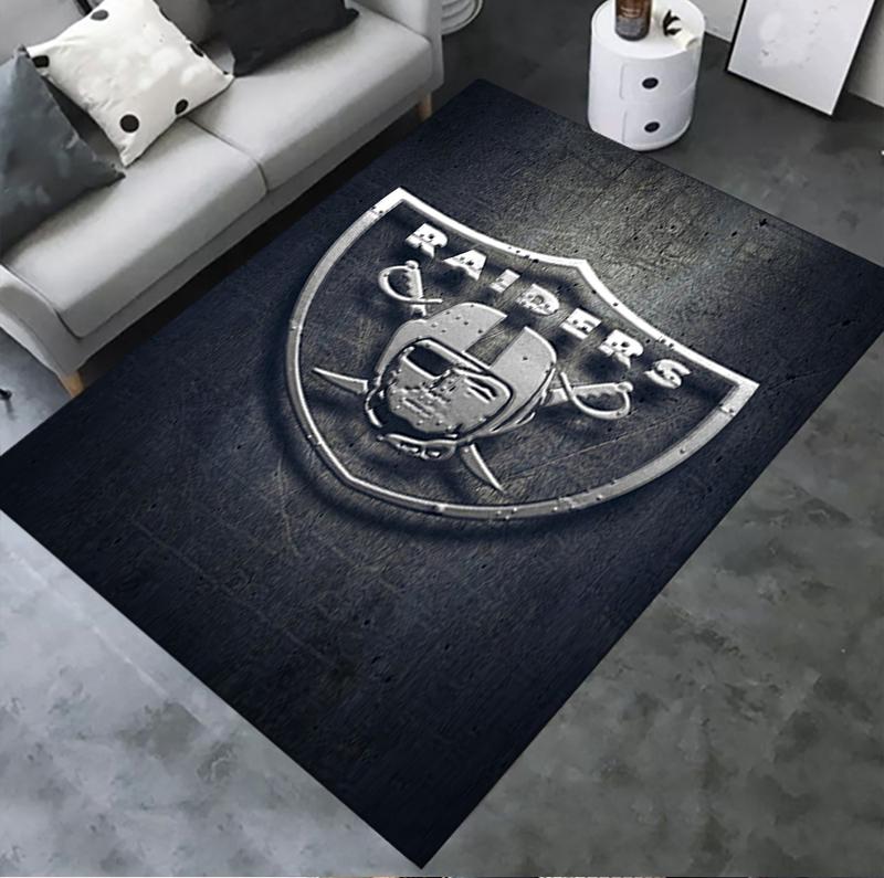 Las Vegas Raiders Carpet Rug For Living Room Bedroom Home Sofa Decorationkids Play Nonslip Floor Mat