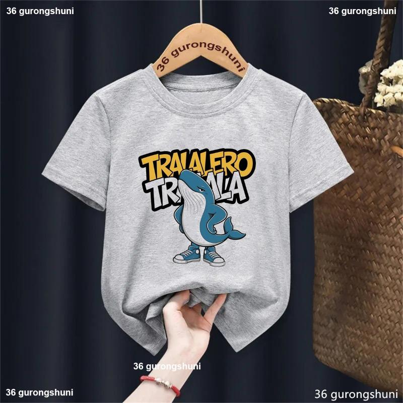 

Italian Brainrot Cappuccino Assassino Graphic Printed T Shirt Girls/Boys Funny Japanese Ninja Tshirt Kids Clothes Summer Tops 150