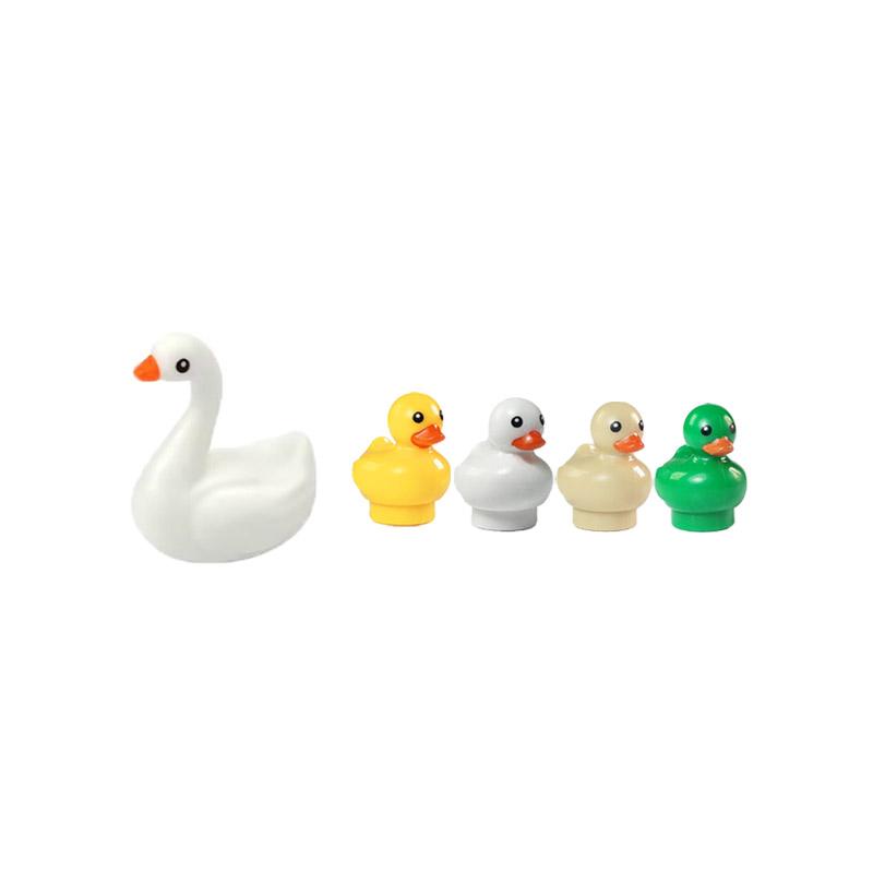 MOC City Animal Building Block Model Character Farm Accessories Goose Pig Dog Orangutan Cheetah Shark Zoo Brick Toy Gifts X014