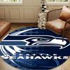Seattle Seahawks Logo Round mat, Anti-slip Circle Carpet Chair rug For livingroom,Bedroom, doormat home decor Gift Christmas Gifts