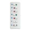 Convenient Medication Tracking Sticker For Medicine Bottle Vitamins Pills Trackers Reminder With Sliders Weekly 7 Day