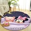 Personalized M-Minnie Round Chair Office Rug - Perfect for Mat, Office Chair & More - Ideal Gift for Birthdays and Holidays