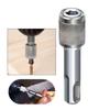 Round to Hex Shank Adapter Rods 5 Piece Set for Hammer Drills and Cordless Screwdrivers with Spring Lock Mechanism