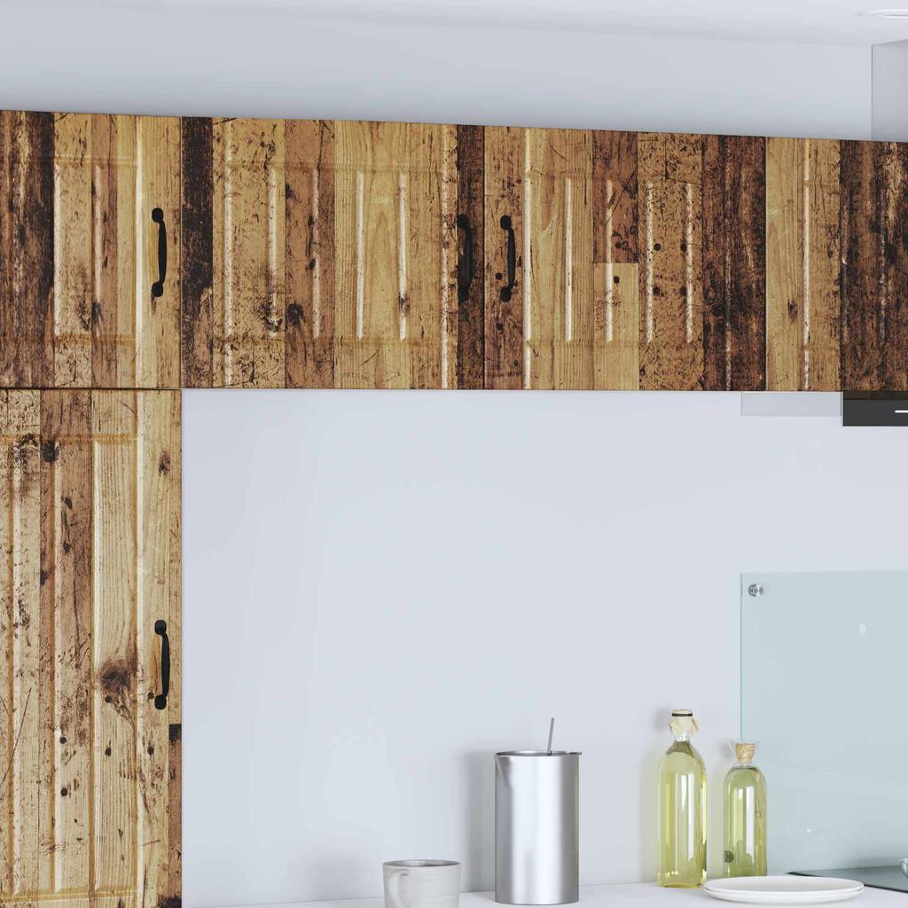 Wall Cabinet LUCCA Reclaimed Wood Look 50 X 31 X 40 Cm Particleboard