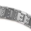Premium Titanium Steel Bracelets for Men with 3X Ultra Strenth Magnetic Wristband Jewelry Gifts