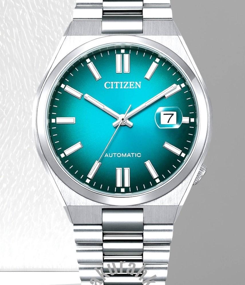 

Часы CITIZEN TSUYOSA Collection с синим циферблатом и сапфировым стеклом из нержавеющей стали NJ0151-88X