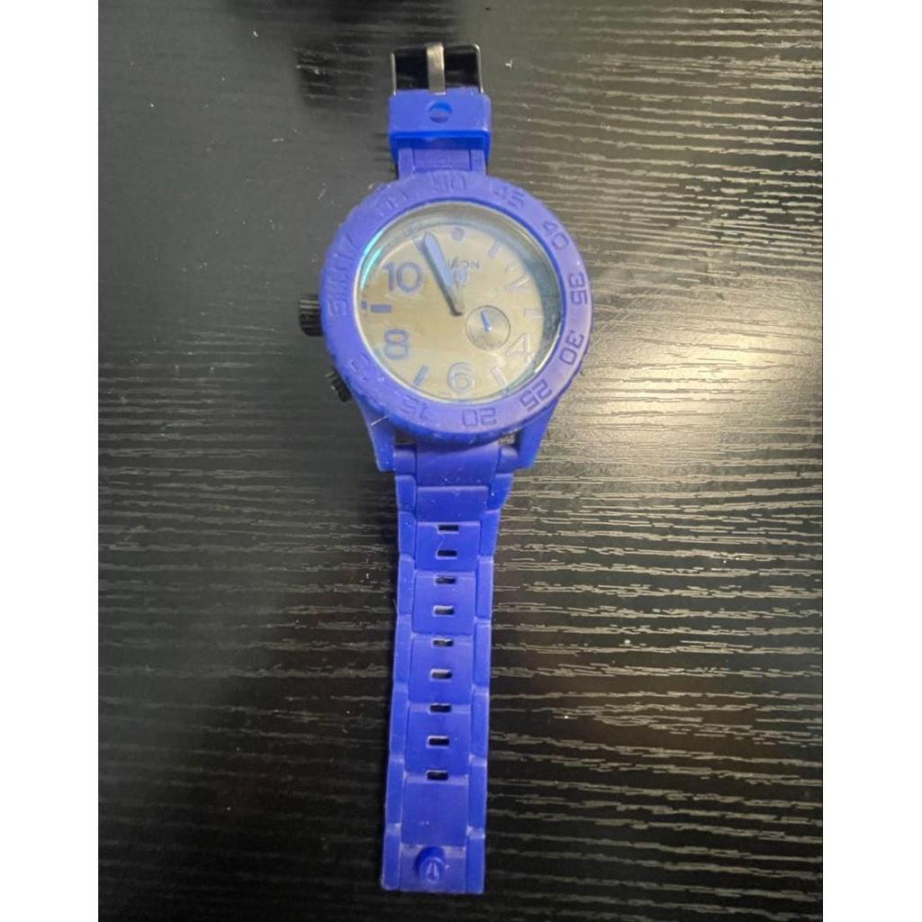 Used NIXON SIMPLIFY Watch Blue Rubber