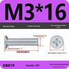 GB819 Zinc-Plated Carbon Steel Phillips Countersunk Screws: M2-M10