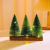 Creative Dual-Color Glitter Desktop Christmas Tree Ornament
