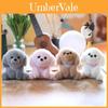 Cute Teddy Dog Plush Toy Keyring For Bag Accessory And Collection