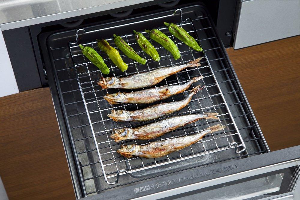 Takagi Metal Grilling Grate and Tray Set for Grilling (GK-BS)