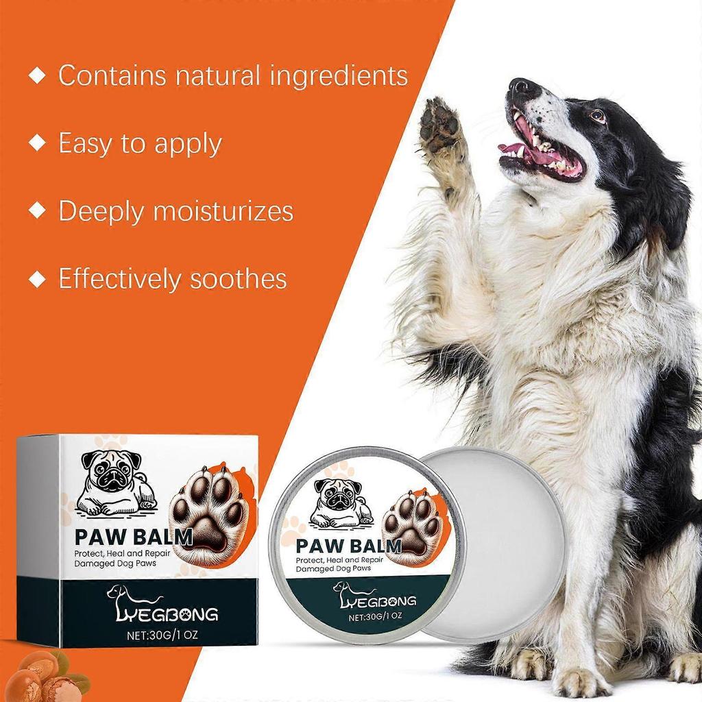 Yegbong Dog Paw Cream, Pet Paw Protection And Foot Moisturizing Cream, Dog Foot Moisturizing Care And Nose Moisturizing Cream