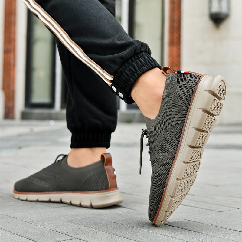 TUINANLE Herren Sneaker Übergröße 40-50 Schuhe Lässige Sneaker Atmungsaktive Mesh-Schuhe