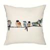 Cute Animals Print Pillowcase: 2D Flat Printing, Non-real Embroidery, Night Sofa  Night Sofa Cushion