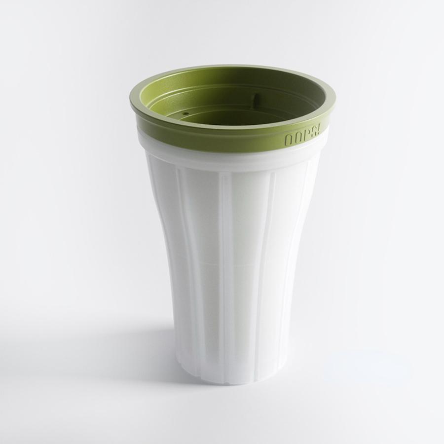 

Стаканчик для приготовления смузи Slushy Maker, быстрозамороженный, большой емкости 150 мл, замороженный стакан для смузи, двухслойный стакан из силикагеля, аппарат для приготовления напитков с крышкой для лета(зеленый)