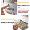 6KG Household Rotatable Rice Dispenser Sealed Dry Grain Bucket Dispenser Moisture-proof Kitchen Food Container Storage Box