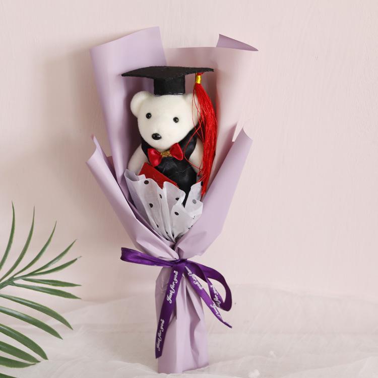 Kindergarten Graduation Teddy Bear Bouquet - DIY Cartoon Bear Doll