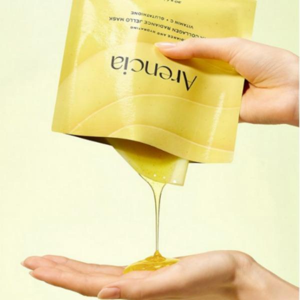 Arencia Vita Collagen Radiance Jello Mask 30g × 4 sheets / 1 set