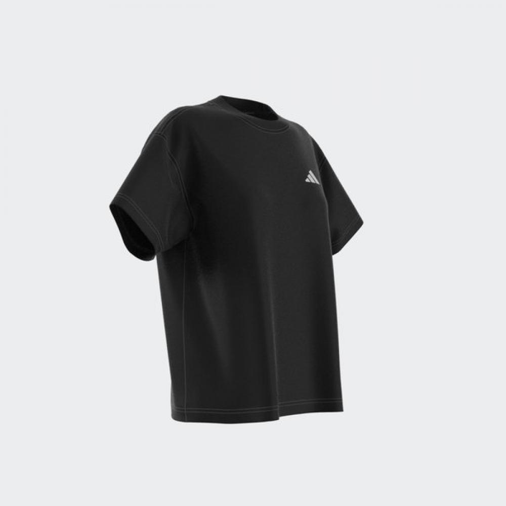 AdidaS Women S caSual And Comfortable All Round eSSential pluS SmAll Logo Short Sleeve