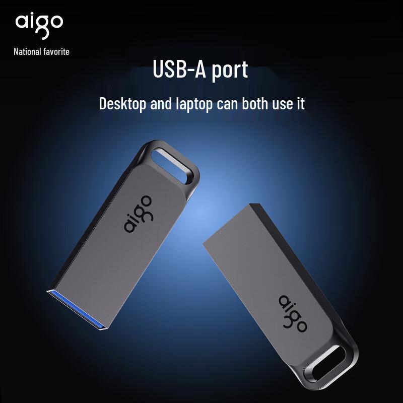 aigo G30 64GB USB3.2 High-Speed Metal Flash Drive
