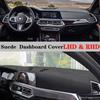 Suede Leather Dashmat Suede Dashboard Cover Pad Dash Mat Carpet Car Styling For BMW X5 X6 X7 M50i M 40i G07 G05 G06  -