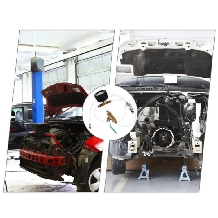Automotive Air Suspension Leakage Detectors Digital Pressure Gauge Air Suspension Hose Line Pressure Leakage Test