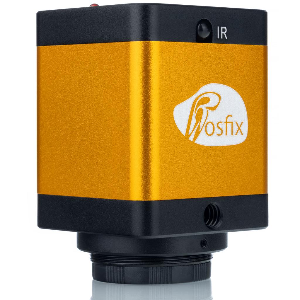 Rosfix Kamera Mikroskopowa PEGASUS Pro KMPP-HDMI-TF 12MP – Wysoka Jakość Obrazu 720P | Kompatybilna z Mikroskopami | Metalowa Obudowa