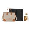 New MCM München Fabric Canvas With Calfskin Trim Combo Bag, One Shoulder Handbag Tubas Women's MWTCABO04CO001