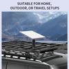 Anti Shock Metal Roof Pipe Mounting Bracket Rack Stand  Universal Vehicle Compatibility For Adventure Travel Accessories