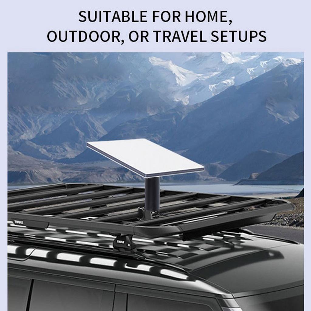 Anti Shock Metal Roof Pipe Mounting Bracket Rack Stand  Universal Vehicle Compatibility For Adventure Travel Accessories