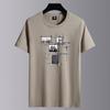 Camiseta de Algodón de Verano para Hombre 2025: Top de Manga Corta, Holgado, Casual y a la Moda