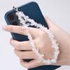 Creative Gravel Stone Mobile Phone Chain Women Girls Natural Bead Anti-Lost Fashion Jewelry Cellphone Strap Lanyard Hanging