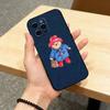 P-Paddington Bear Cut Phone Case For iPhone 17,16,15,14,13,12,11 Plus,Pro Max,XS,Soft Silicone Black Cover