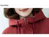 Women's Versatile Hooded Cotton-Padded Jacket for Spring/Autumn 2025 - New Fashion, Short, Plus Size Trend.