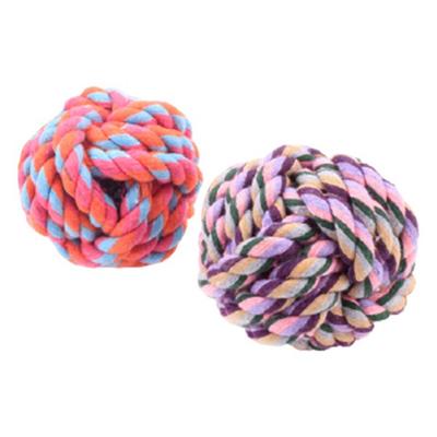 Kulka linowa Arico Pet kolorowa L, dostawa losowa, 2 sztuki