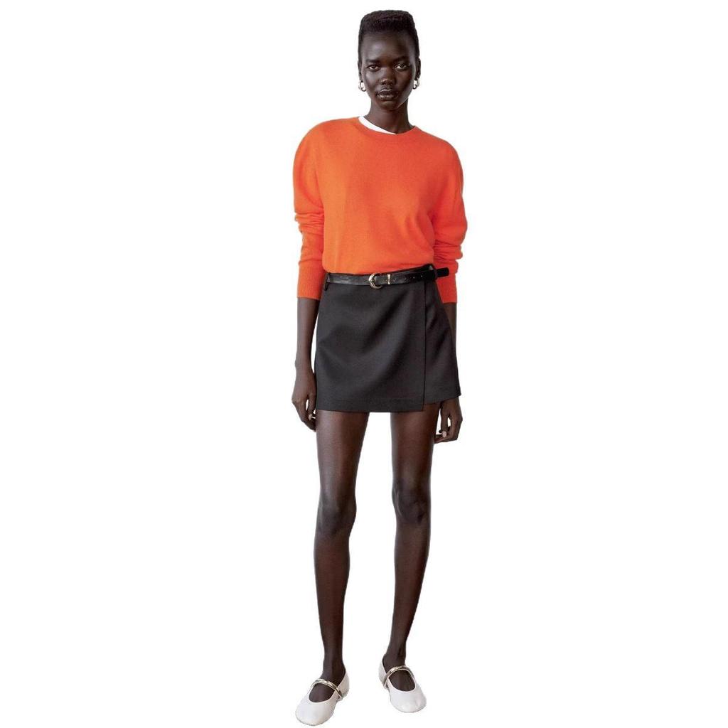 Belted Asymmetrical Double-Breasted High Waist Slimming Shorts - Spring/Summer 2025 Collection