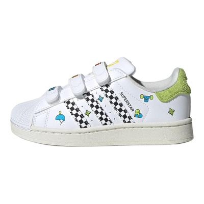 Originals Superstar 2 Classic Shell Toe Bequeme Low Top Kinder Skateschuhe Kinder Sneaker Weiß Grün JS2469
