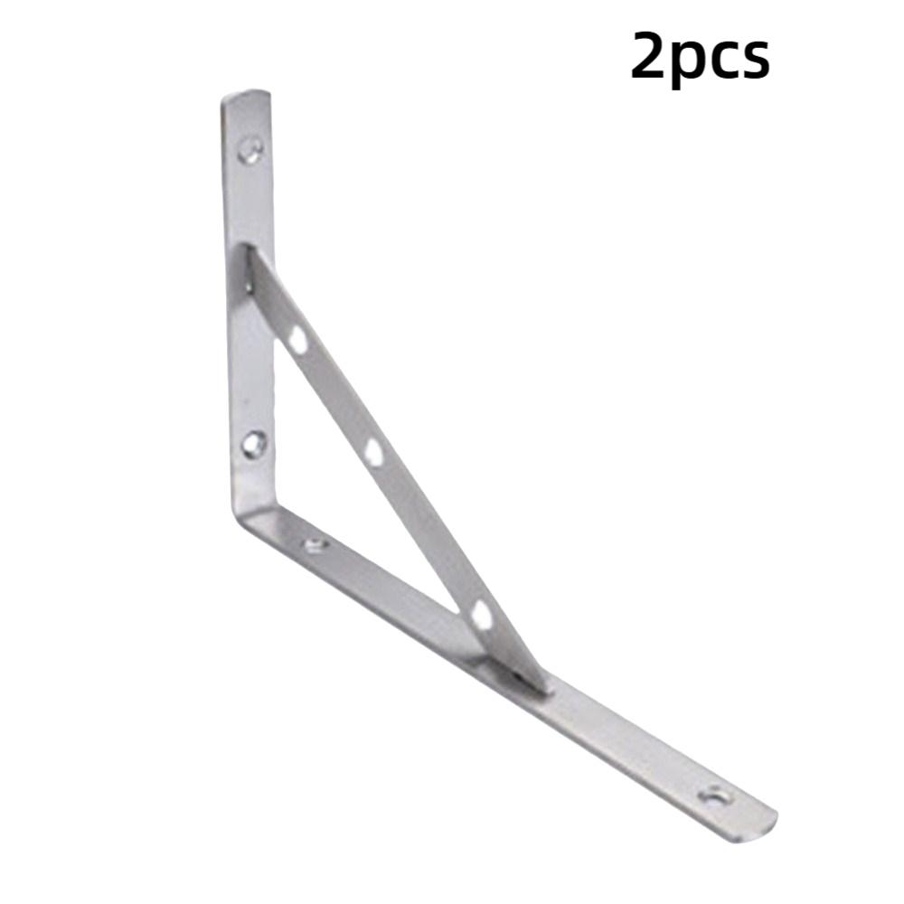 2pcs Thickened Shelf Brackets Right Angle Triangle Shelf Bracket Solid L Brackets Corner