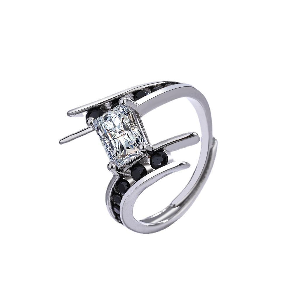 Zircon Wide Band Women's Ring