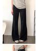 Women's Plus Size Fleece-Lined Micro Flare Jeans: Winter Slimming Loose Wide Leg Pants