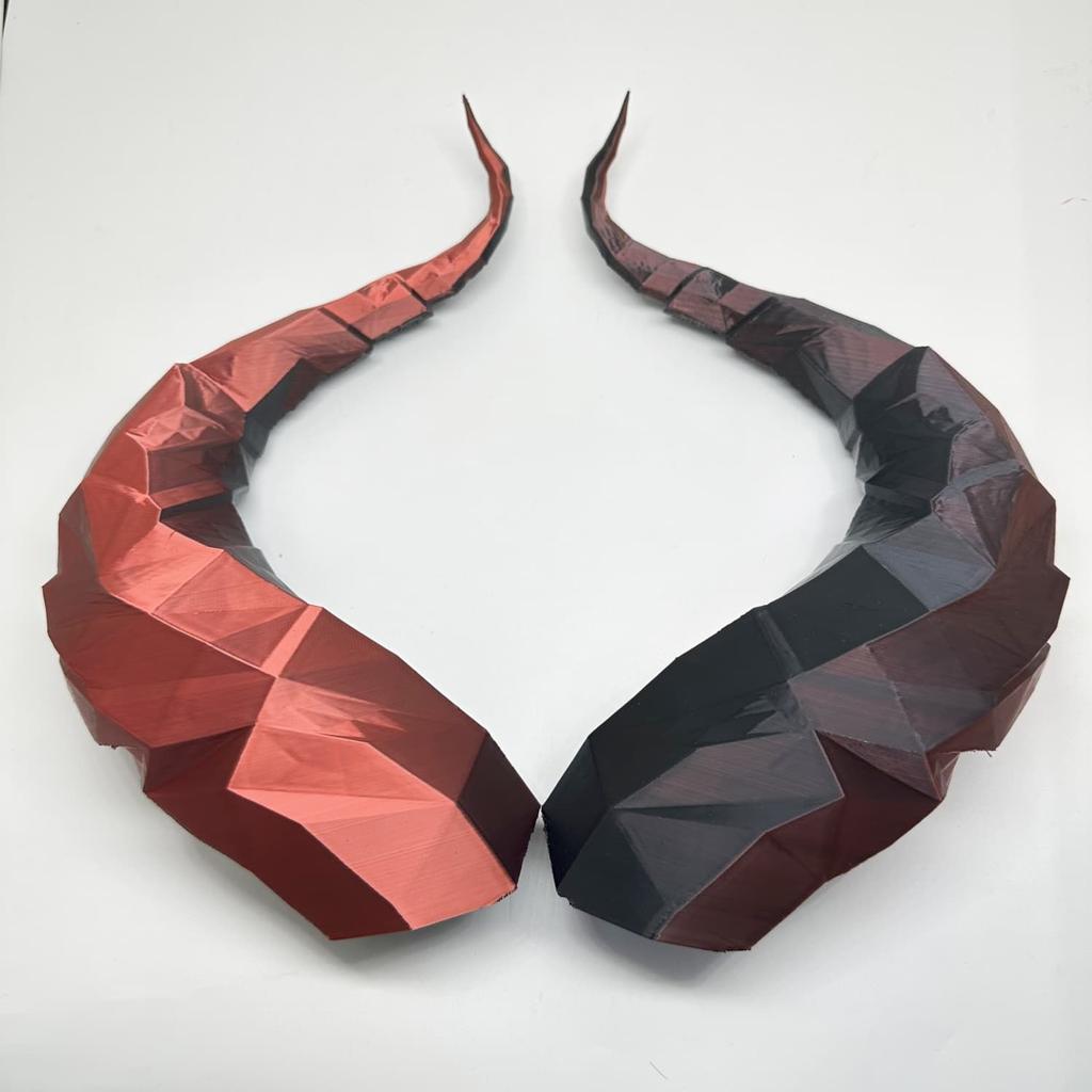Car Roof Devil Decoration 27cm Black Red for Automotive Exterior