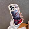 Jujutsu Kaisen Sukuna Mobile Phone Case for iPhone 17 16 15 14 13 12 11 Air Pro Max Plus Wavy Edge TPU Colorful Cover Pretty