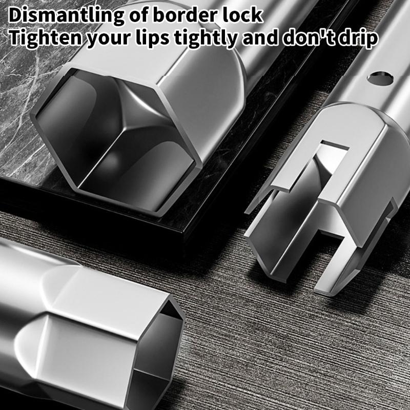 High Strength Steel Kitchen and Bathroom Spanner Faucet Nut Removal Tool Socket Wrench for Easy Installation and Repair