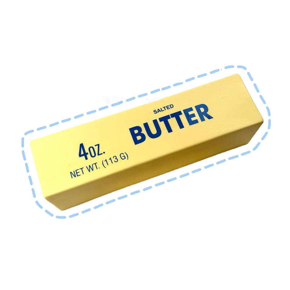 

4Oz Soft Butter Stick Squishy Toy Cream Flavored Slow Rising Stress Relief Fidget Toy Sensory Play Prank Toy For Kids Adults (As shown-23536)-