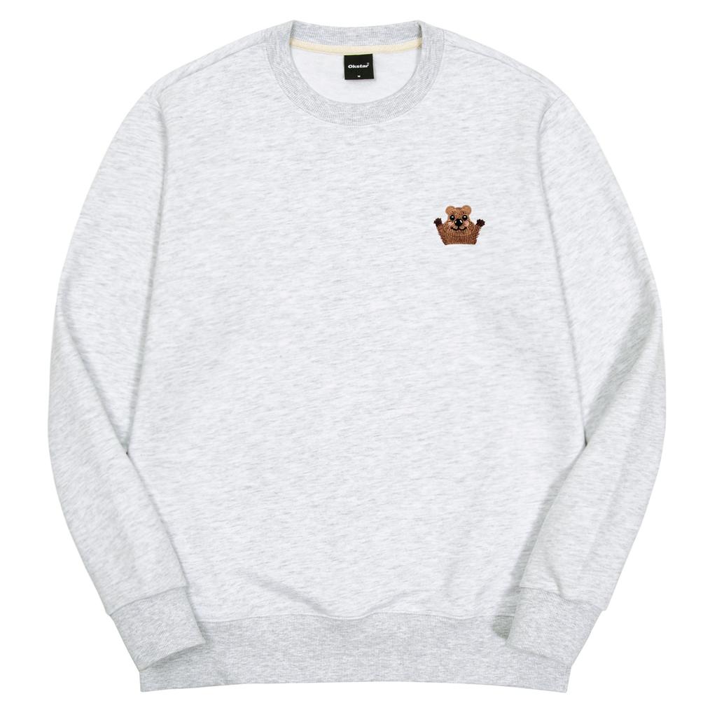 OKSTAR Quokka Embroidered Double-Sided Sweatshirt (Type C)