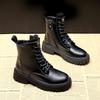 Martin boots autumn and winter new platform short boots British style retro locomotive boots