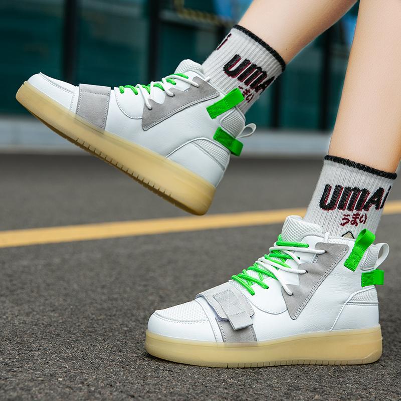 Originální High Top Pár Tenisky Módní Design Černá Pánské Boty na skateboard Běžné Platforma Dámské Tenisky tenis maskulino