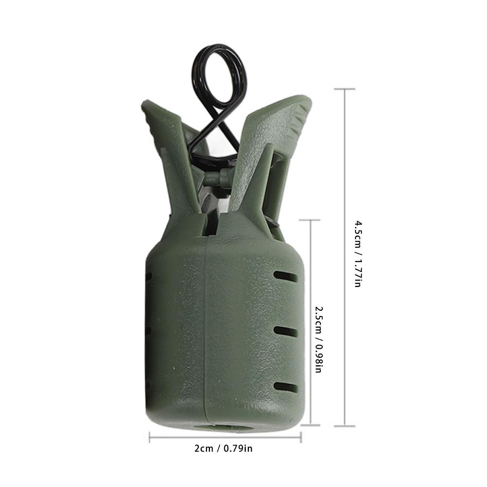 6PCS with Carabiner Fishing Hook Cover Case 4.5*2cm Squid Jig Bait Protector  River Fishing